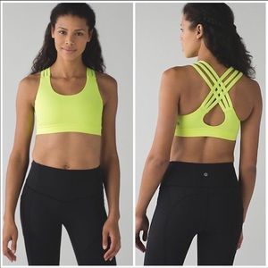 Lululemon All Sport Bra 3 Strap Ray 10